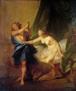Joseph and Potiphars Wife. Artist: Bertin, Nicolas (1668-1736) Joseph and Potiphars Wife. Artist: Bertin, Nicolas (1668-1736)