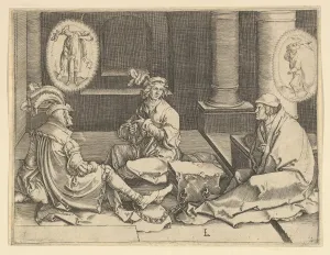 Clement De Jonghe Prints: Joseph in Prison (copy), 17th century. Creator: Unknown