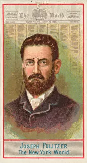 Hungarian Gallery: Joseph Pulitzer, The New York World, from the American Editors series (N1) for Allen &