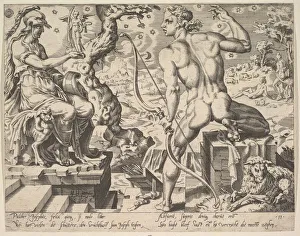 Maarten Jacobsz Van Heemskerck Gallery: Joseph, from the series The Twelve Patriarchs, 1550. Creator: Dirck Volkertsen Coornhert