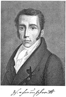 Spectrum Prints: Joseph von Fraunhofer, German physicist, c1895