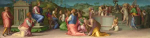 Nazarene Prints: Josephs Brothers beg for Help (from Scenes from the Story of Joseph)