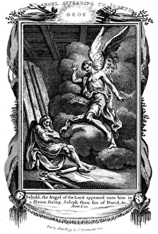 Josephs dream: Behold, the Angel of the Lord appeared unto him in a dream, 1804