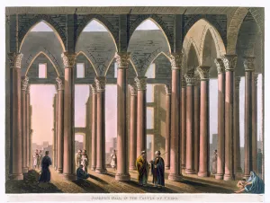 Luigi Mayer Prints: Josephs Hall in the Citadel of Cairo, Egypt, 1802. Artist: Thomas Milton