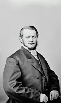 Lawmaker Gallery: Josiah Bushnell Grinnell of Iowa, between 1855 and 1865. Creator: Unknown