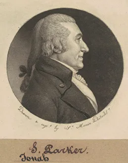 Planter Prints: Josiah Parker, 1799. Creator: Charles Balthazar Julien Fevret de Saint-Memin