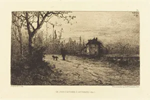 Etchings Prints: Un Jour d'automne a Artemare. Creator: Adolphe Appian