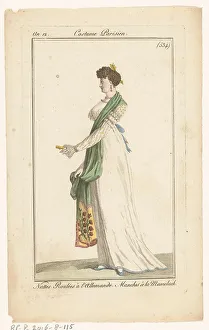 Printing Ink Prints: Journal of Ladies and Fashions, 1803-1804. Creator: Unknown