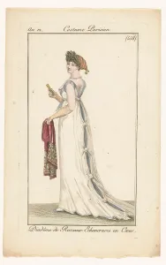 Printing Ink Prints: Journal of Ladies and Fashions, 1803-1804. Creator: Unknown