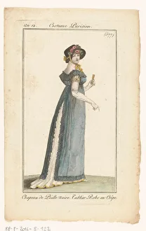 Printing Ink Prints: Journal of Ladies and Fashions, 1803-1804. Creator: Unknown