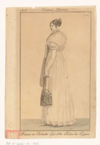 Printing Ink Prints: Journal of Ladies and Fashions, 1806. Creator: Unknown
