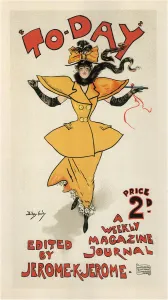 Journal To-Day, edited by Jerome K. Jerome (Poster), 1895. Artist: Hardy, Dudley (1866-1922) Journal To-Day, edited by Jerome K. Jerome (Poster), 1895. Artist: Hardy, Dudley (1866-1922)