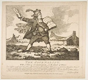 The Journalist, With a View of Auckinleck-or the Land of Stones (Picturesque Beaut