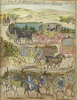Brandes Jan Prints: Journey from Falmouth to Truro, 1778. Creator: Jan Brandes