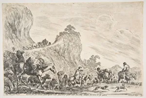 Seventeenth Cent Prints: The Journey of Jacob in Egypt, ca. 1647. Creator: Stefano della Bella