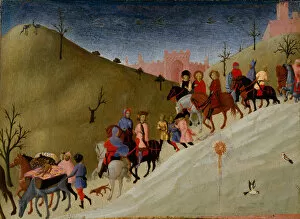 Caravan Gallery: The Journey of the Magi, ca. 1433-35. Creator: Sassetta