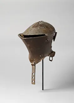 Helm Prints: Jousting Helm, Italian, ca. 1475-1500. Creator: Unknown