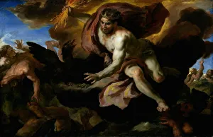Gods Gallery: Jove casts his Thunderbolts at the Rebellious Giants, 1690 / 95