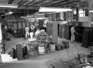 Jowitt & Rogers factory, Philadelphia, Pennsylvania, USA, 1963