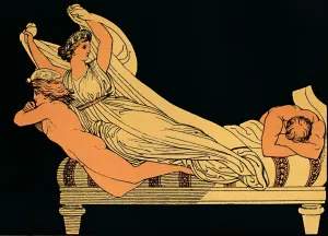 Joyful Collection: The Empty Joy That Dwells In the Dreams of the Night, 1880. Artist: Flaxman