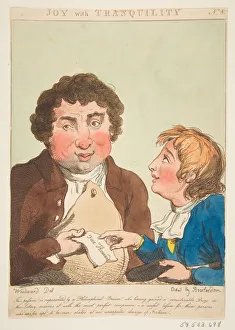 Rudolph Collection: Joy with Tranquility (Le Brun Travested, or Caricatures of the Passions), January 21