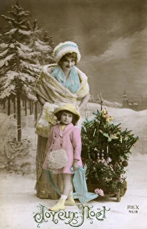 Christmas Card Gallery: Joyeux Noel, c1900-1929(?)