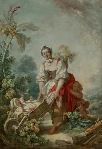 Wheelbarrow Prints: The Joys of Motherhood, about 1754. Creator: Jean-Honore Fragonard