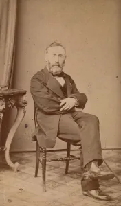 Israels Josef Prints: [Jozef Israels], 1860s. Creator: Willem Frederik Vinkenbos
