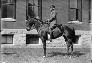 Jr. 2nd Lt. Adna N. Chaffee, Cavalry, U.S.A. at Fort Myer, 1911. Creator: Harris & Ewing. Jr. 2nd Lt. Adna N. Chaffee, Cavalry, U.S.A. at Fort Myer, 1911. Creator: Harris & Ewing