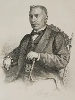 Juan Antonio Zaratiegui Celigueta (1804-1873), Spanish military officer, 1869. Creator: Jose Cuevas