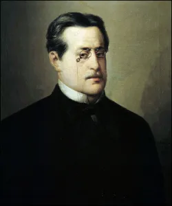 Retrato Portrait Prints: Juan Valera (1824-1905), Spanish novelist and diplomat