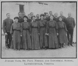 Halftone Prints: Jubilee Club, St. Paul Normal and Industrial School