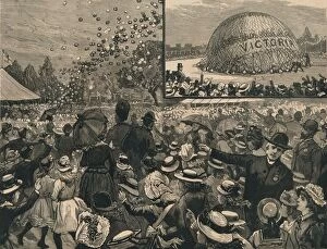 Balloon Collection: The Jubilee Fete to Children of London Schools in Hyde Park, 1887. Creator: Unknown