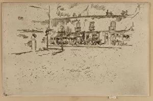 Chelsea Kensington And Chelsea London England Collection: Jubilee Place, Chelsea, 1887. Creator: James Abbott McNeill Whistler