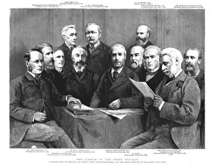 General Post Office Prints: The Jubileeof the Penny Postage; A Portrait of the Past and Present Postmasters-General