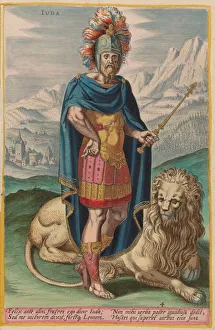 Sceptre Gallery: Juda, c. 1585. Creator: Johann Sadeler I