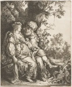 Incest Prints: Juda and Thamar, n.d. Creator: Pieter Lastman