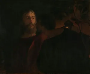Looking Sideways Prints: Judas Iskariot, 1878. Creator: Eilif Peterssen