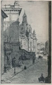 Dresden Prints: Judenhof, Dresden, c1913. Artist: Walter Zeising