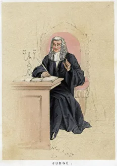 Legal Profession Prints: Judge, 1855