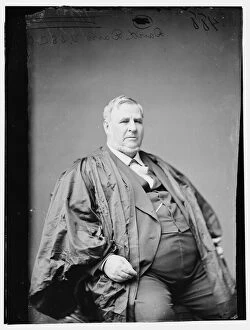 Court Robe Gallery: Judge David Davis, U.S.S. Court, between 1870 and 1880. Creator: Unknown