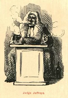 The Comic History Of England Gallery: Judge Jeffreys, 1897. Creator: John Leech