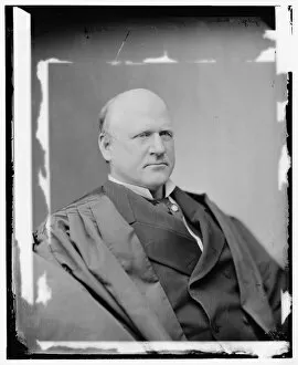 Justice Gallery: Judge John Marshall Harlan, Supreme Court, between 1865 and 1880. Creator: Unknown