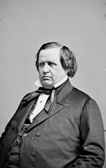 Justice Gallery: Judge Nathan Clifford, between 1855 and 1865. Creator: Unknown
