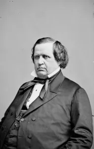 Supreme Court Prints: Judge Nathan Clifford, between 1855 and 1865. Creator: Unknown
