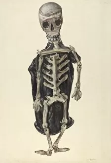 Skeleton Gallery: Judge Oscar O. Death, c. 1938. Creator: James McLellan