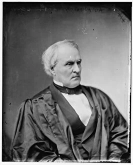 Justice Gallery: Judge William Strong, (U.S. Supreme Court), between 1865 and 1880. Creator: Unknown
