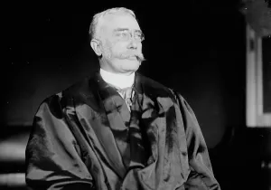 Judicial Prints: Judge W.W. Foster in judicial robe, 1910. Creator: Bain News Service