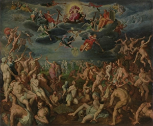 Revelations Prints: The Last Judgement, 1571. Creator: Jacob de Backer
