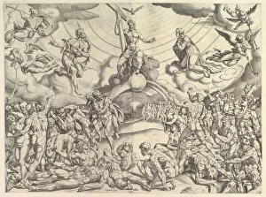 Pleading Gallery: The Last Judgement, ca. 1548-50. Creator: Cornelis Bos
